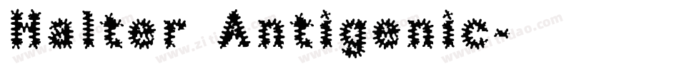 Halter Antigenic字体转换
